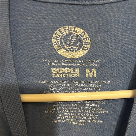 Ripple Junction Grateful Dead Blue Tee - Picture 2 of 3